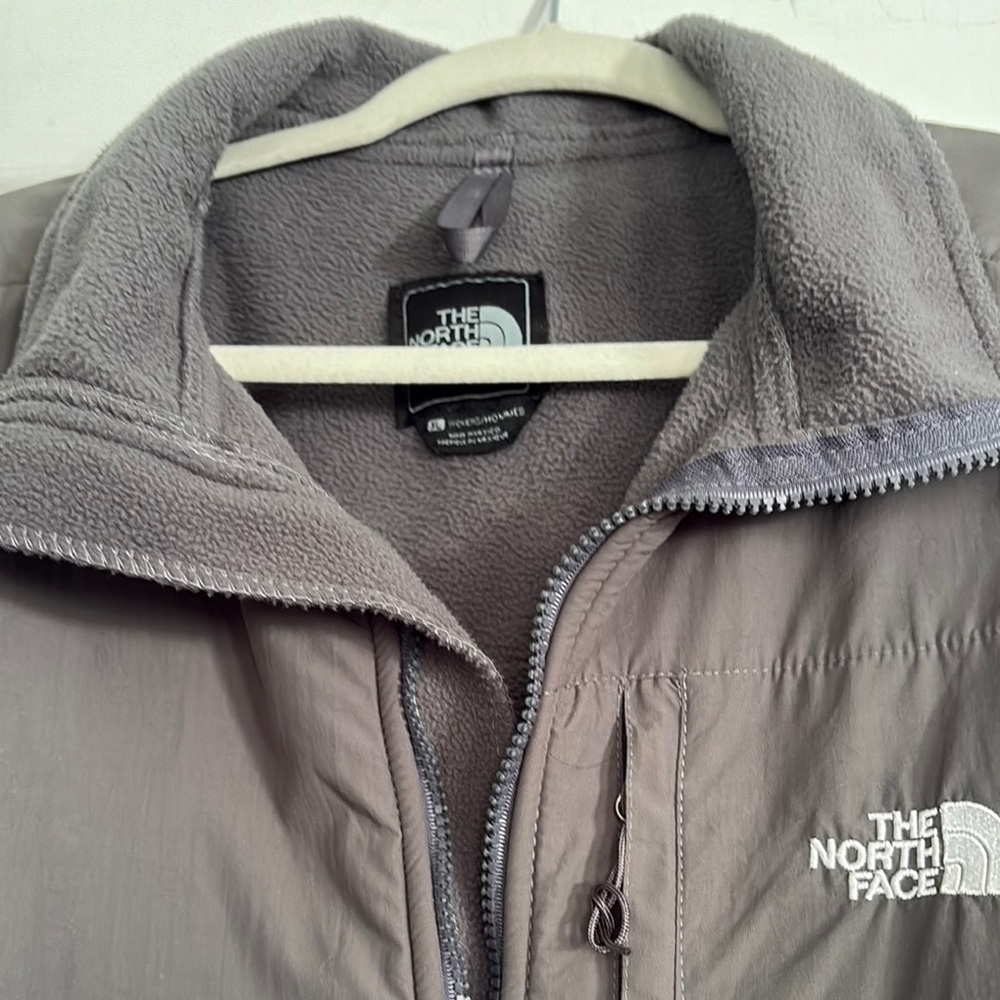 The North Face Gray Ski Jacket with Stand-Up Collar - Picture 3 of 5